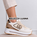 Sneakers Emily con Dettagli e Logo in argentato
