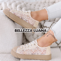 Sneakers Pizzo con Effetto Trasparente