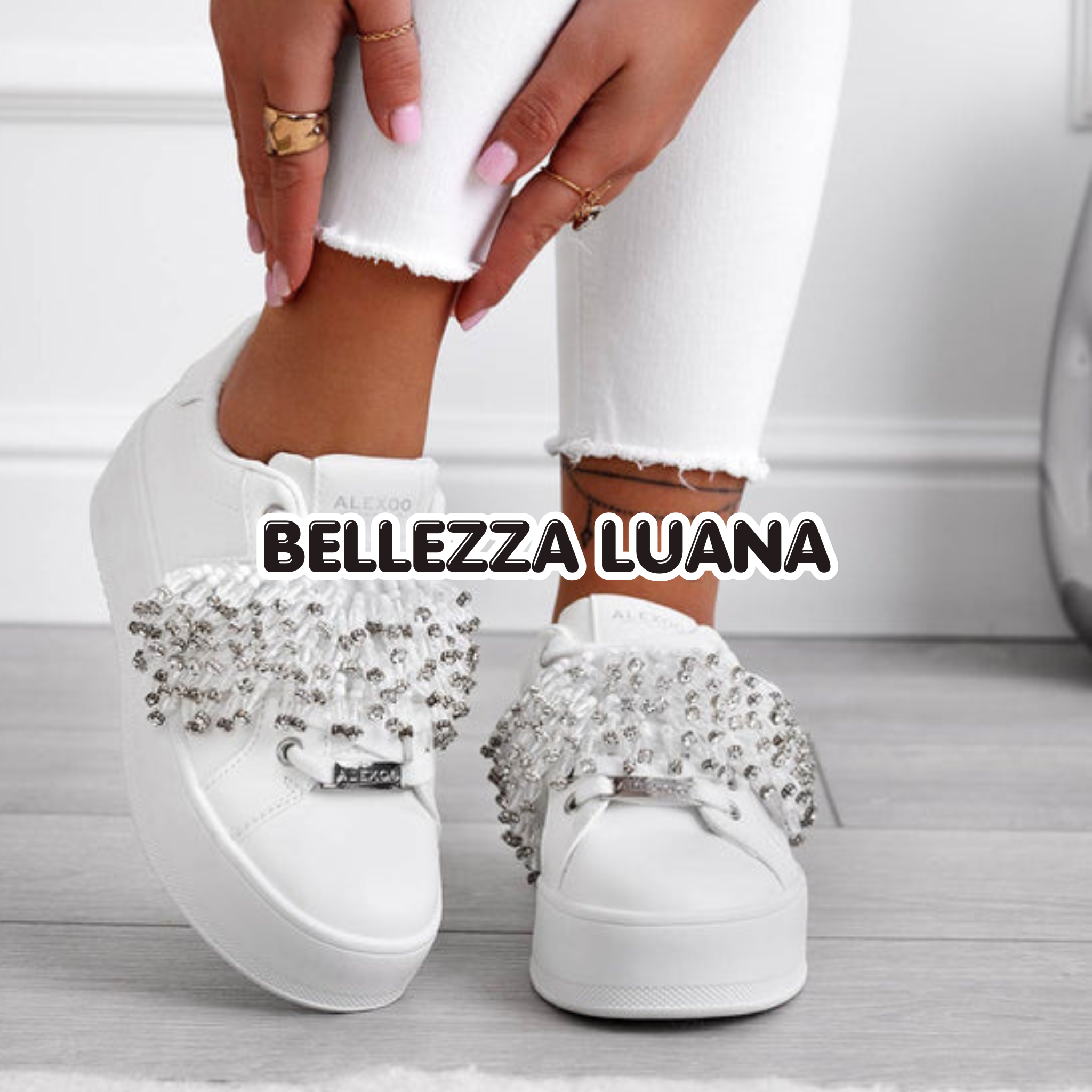 Sneakers Laura - dettagli brillanti