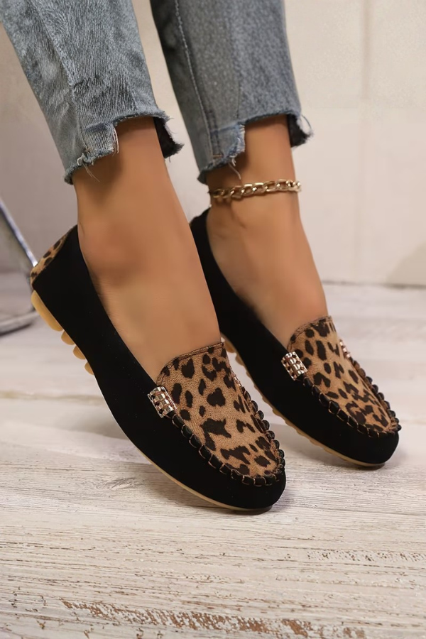 Leona – Eleganti ballerine comode con stampa leopardata