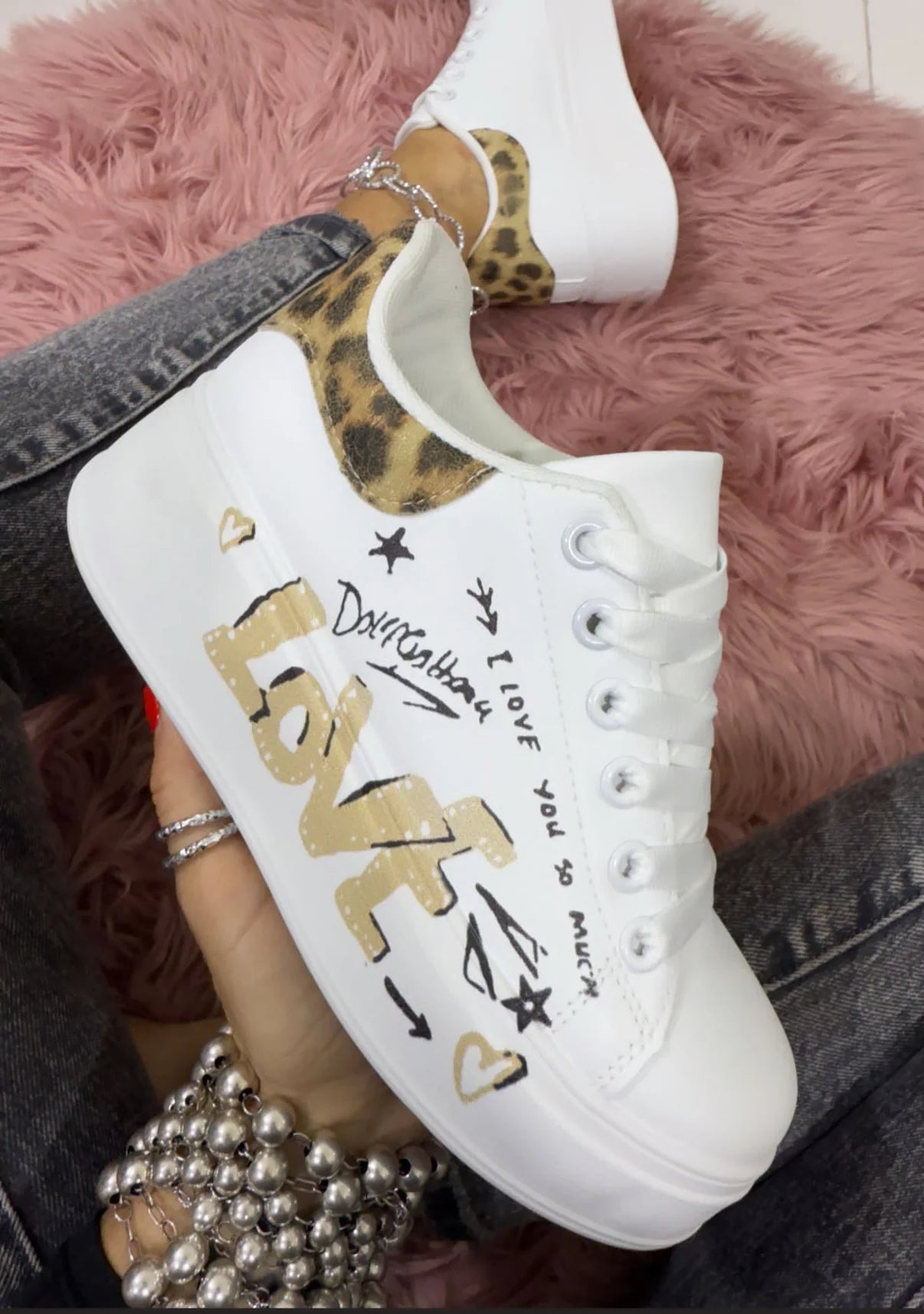 Scarpe Love Dettagli Animalier