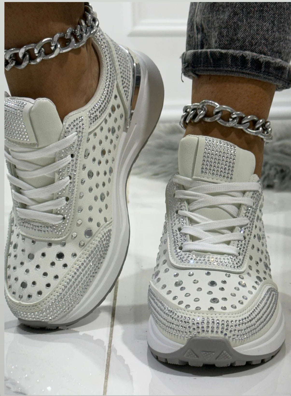 Scarpe Molly con strass