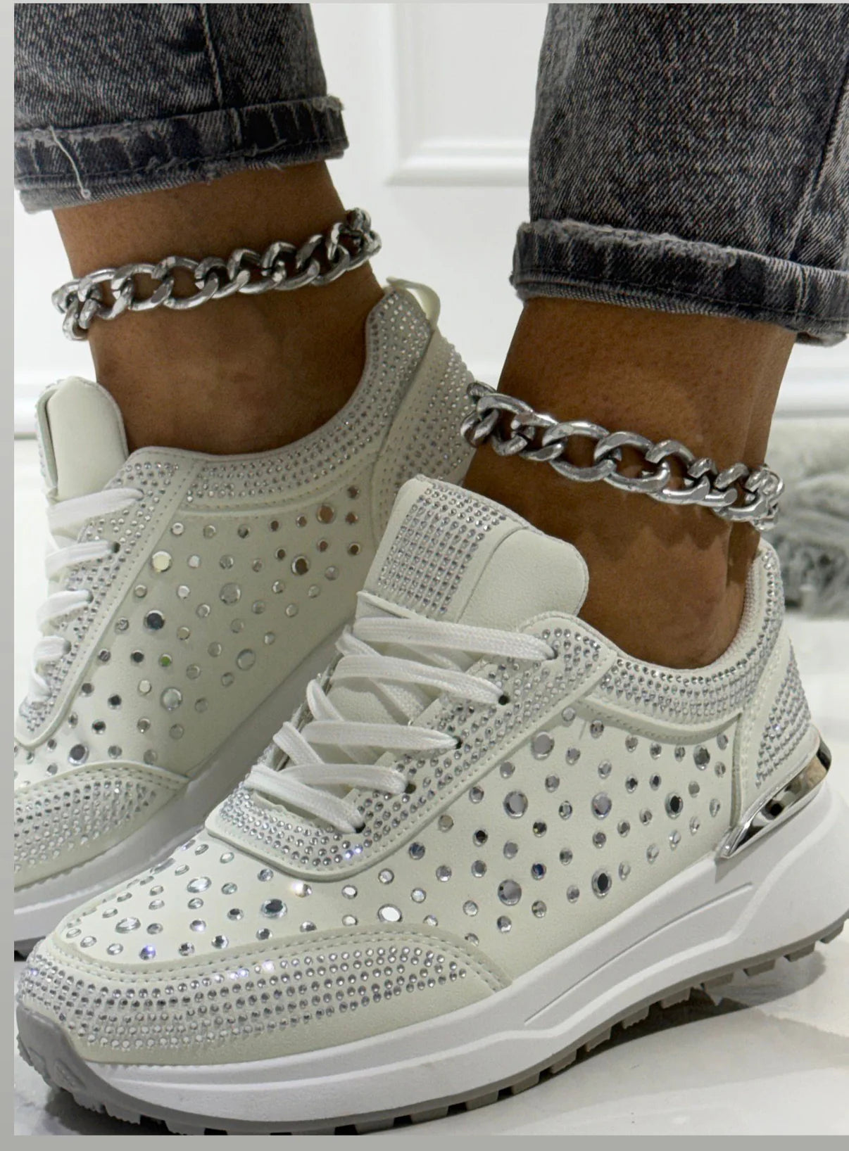 Scarpe Molly con strass