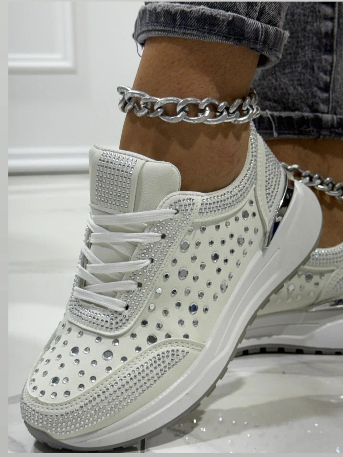 Scarpe Molly con strass