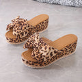 SANDALI LEOPARD CON FIOCCO TRENDY