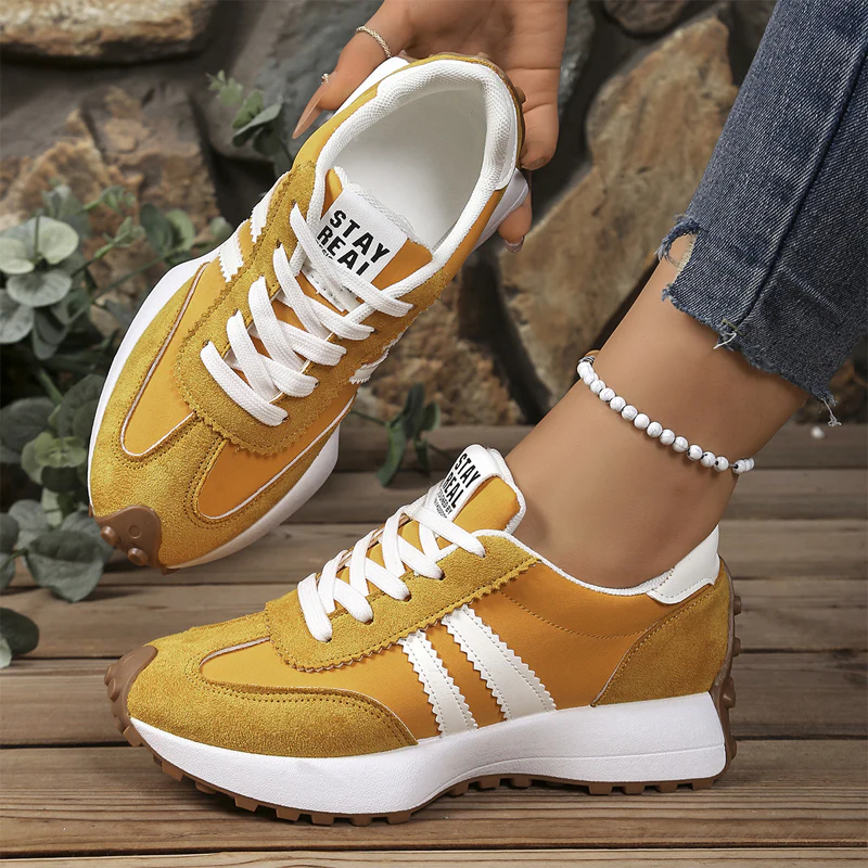 ✨Nuove scarpe casual da donna per primavera/autunno con punta tonda e suola spessa👟💥