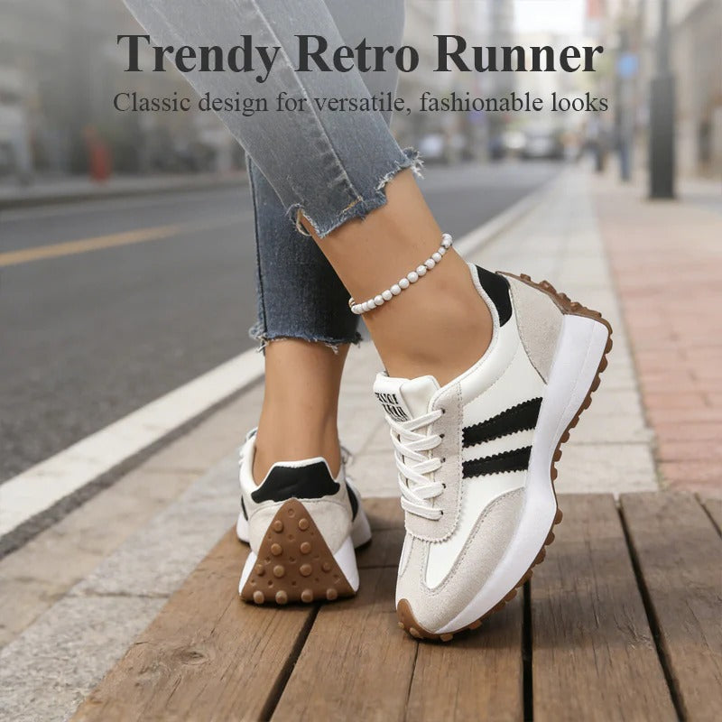 ✨Nuove scarpe casual da donna per primavera/autunno con punta tonda e suola spessa👟💥
