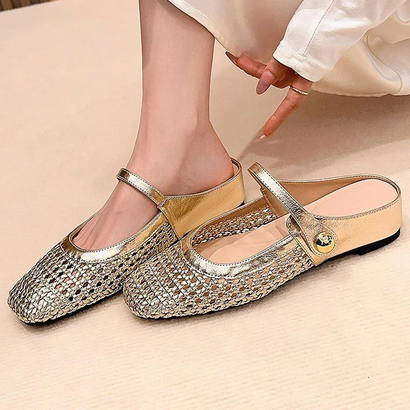 BALLERINE DORY CON CHIUSURA A LACCIO COMODA E MINI TACCHI POSTERIORI
