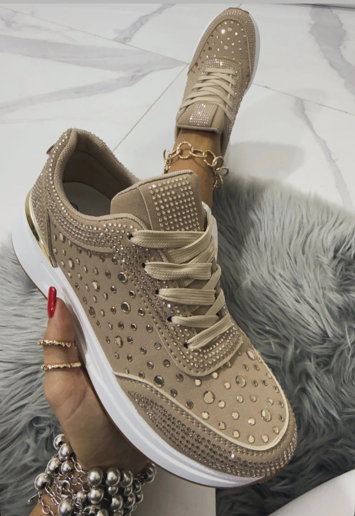 SCARPE VIVIENNE SCINTILLANTI + CAVIGLIERE IN OMAGGIO