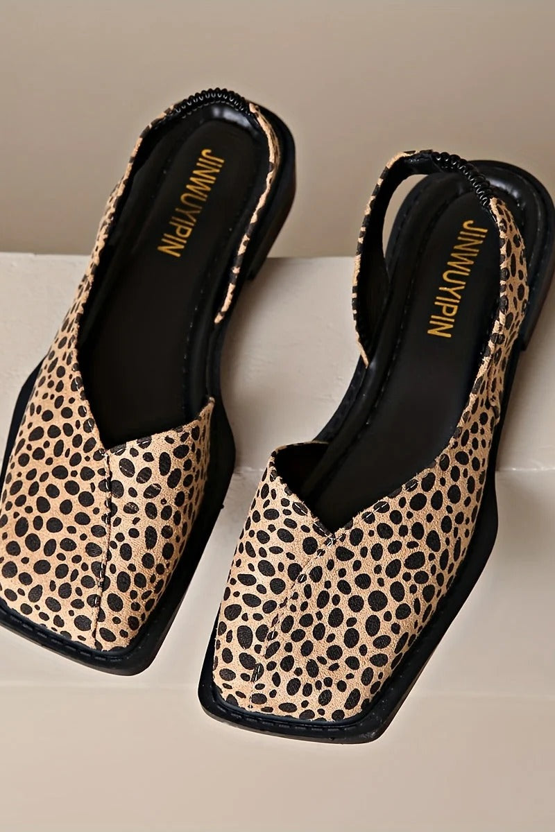Leona – Eleganti ballerine comode con stampa leopardata